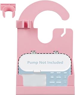 G Tube Feeding Pump Holder Compatible with Infinity Pump, G Tube Accessories, Feeding Tube Holder with Sliding Base Tray, Lightweight Carrier for Home & Travel (Pink)