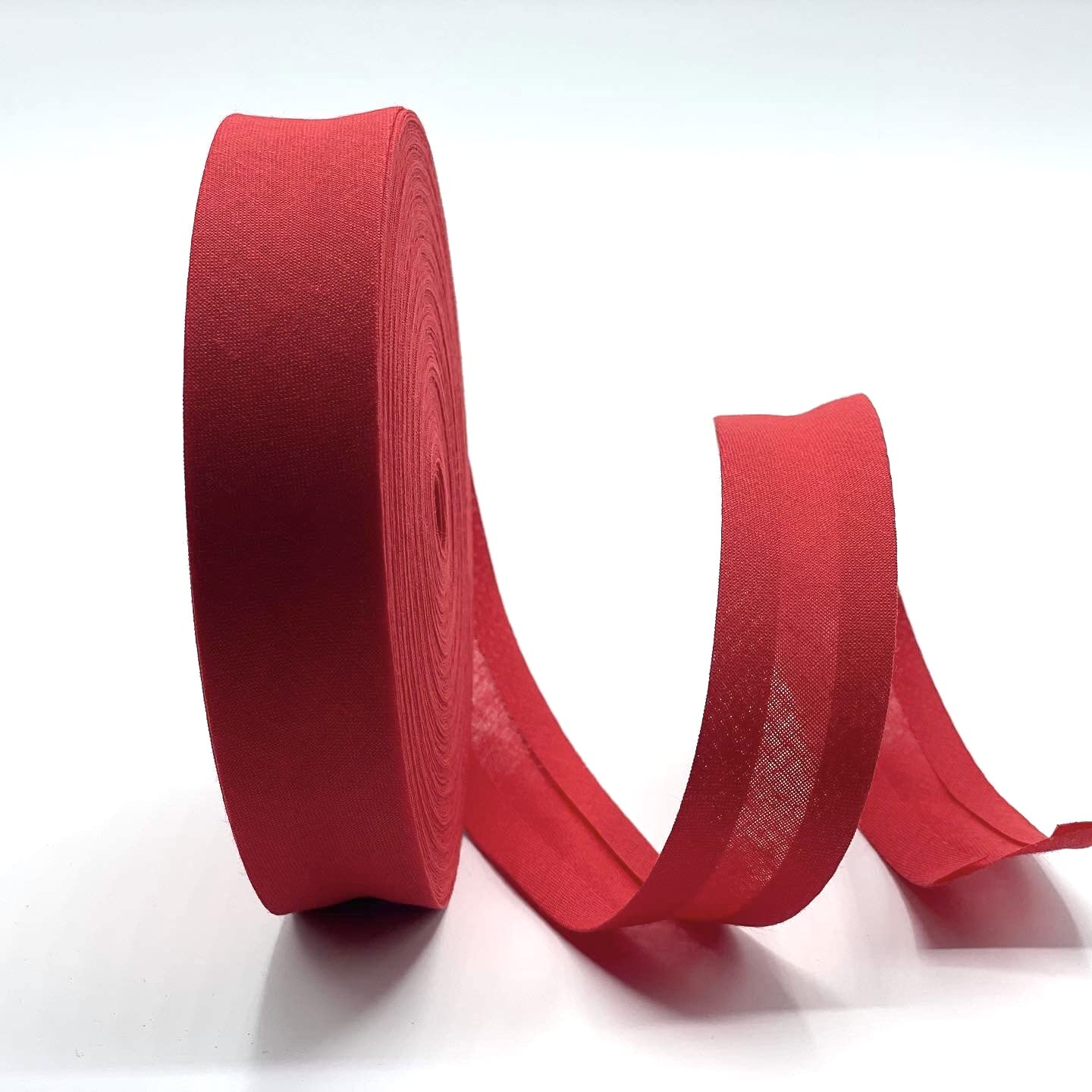 Cotton Bias Binding 25 Mm Red Superior Quality Cotton Bias Binding 25Mm (1") -25 Metres