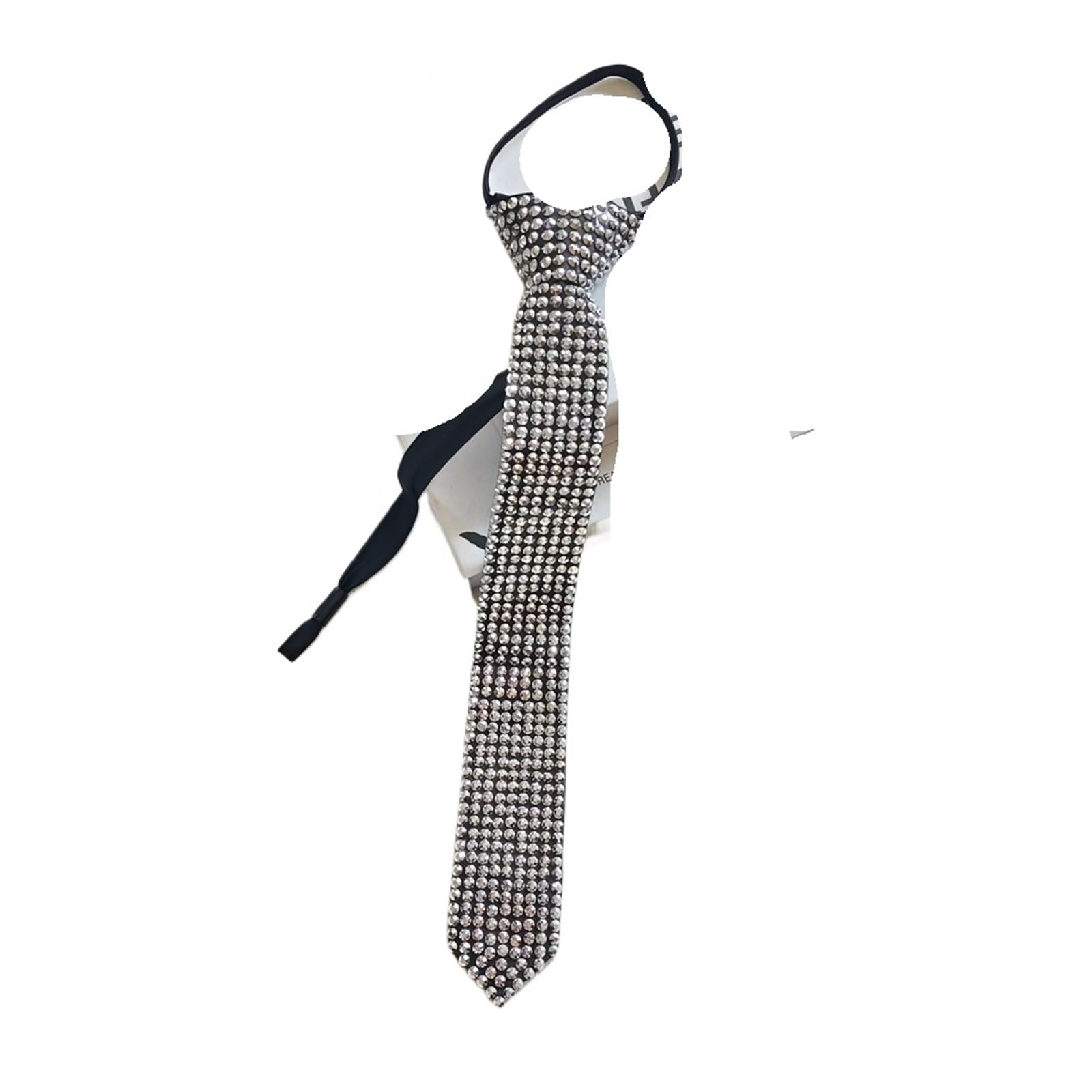Glitzer Strass-Krawatte Krawatte mit Strass-Kristallen