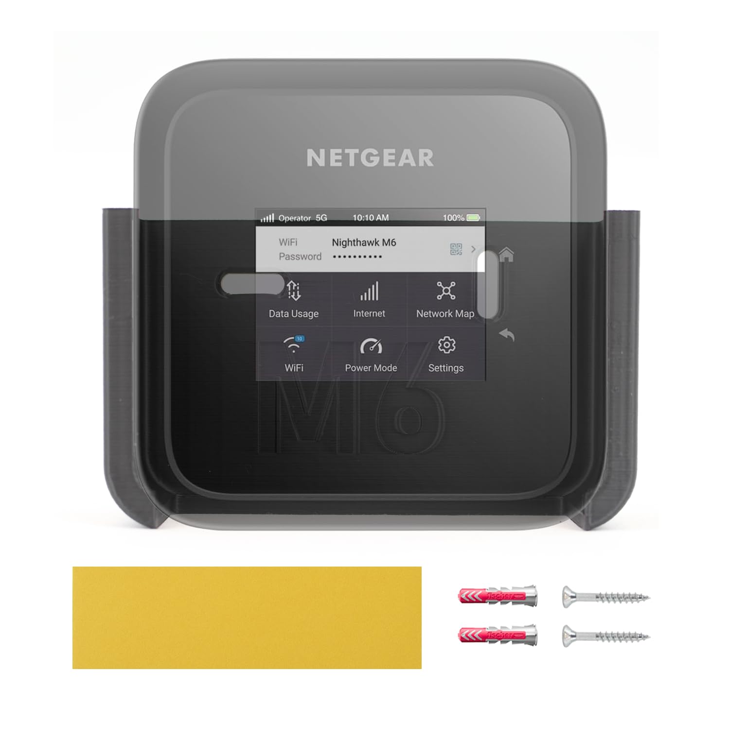Supporto A Muro Per Netgear Nighthawk M6 Pro - Staffa In Nero, ETM 3D PRINTS