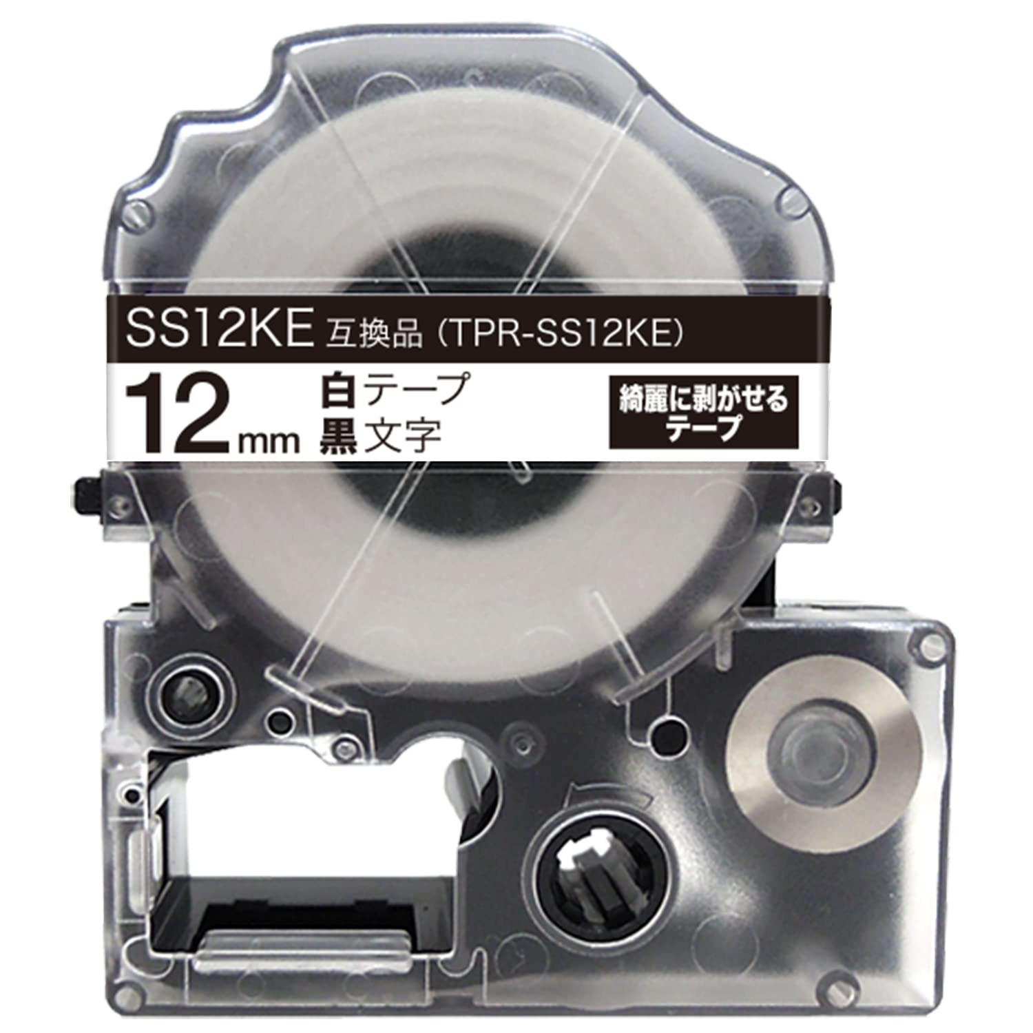 キングジム用 テプラ PRO 互換 テープカートリッジ SS12KE 12mm Amazon | キングジム用 テプラ PRO 互換 テープカートリッジ SS12KE