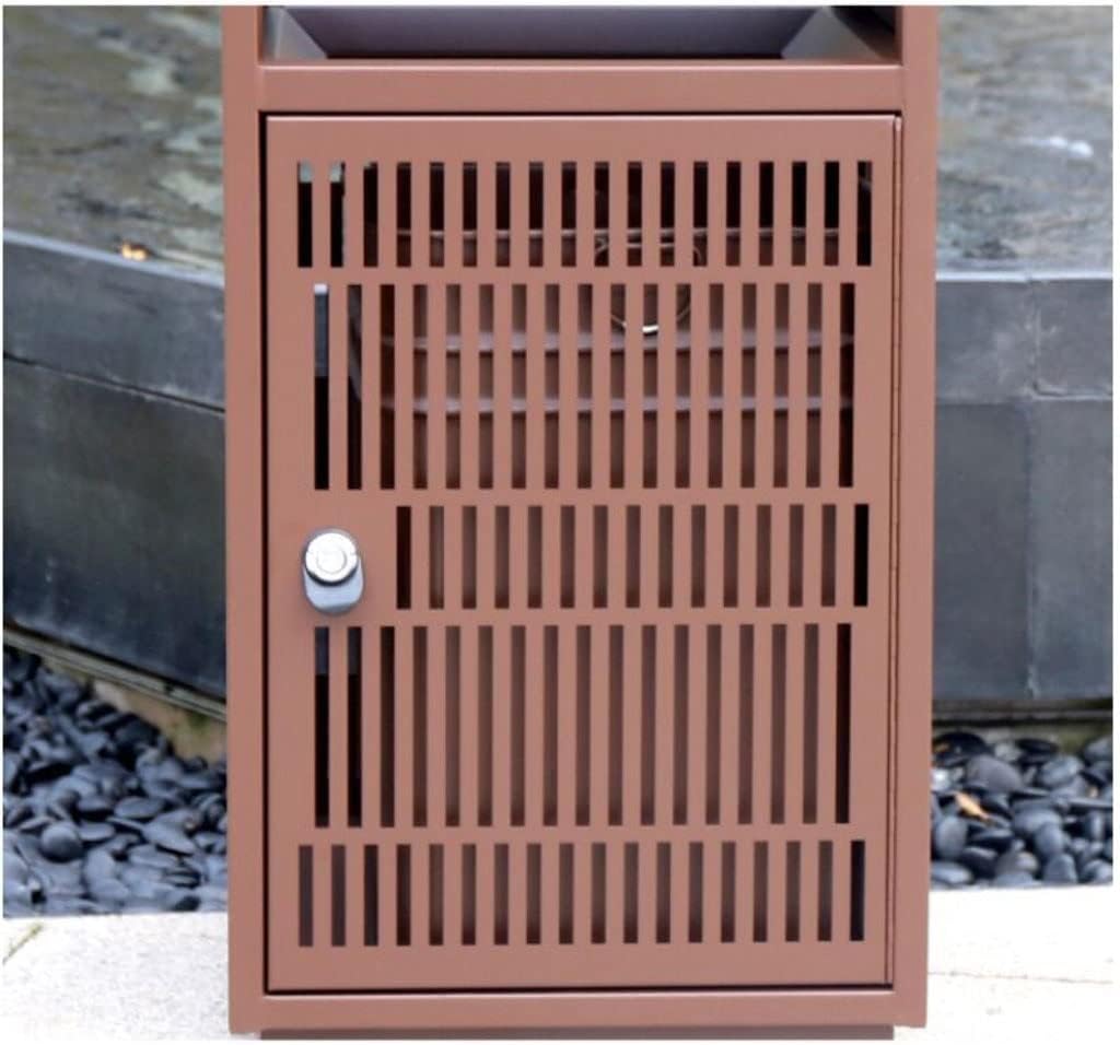 Stand Up Ashtray Stainless Steel Trash Can Outdoor Ashtray Trash Can Indoor Public Large Ashtray Trash Can 31.49 Inch Cigar Ashtrays For Outdoors (Color : B)