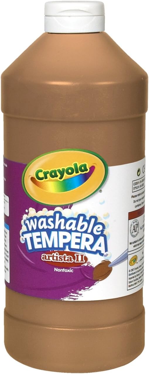 CRAYOLA LLC ARTISTA II TEMPERA 32 OZ BROWN (Set of 3)