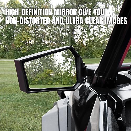 KATIMOTO Rearview Side Mirrors for Polaris General XP 4 1000 16-24, Adjustable Clear Folding Side Mirrors for Polaris General 1000/4 1000 / XP 1000 / XP 4 1000 2016-2024 Accessories (2PCS) by KATIMOTO - Image 5