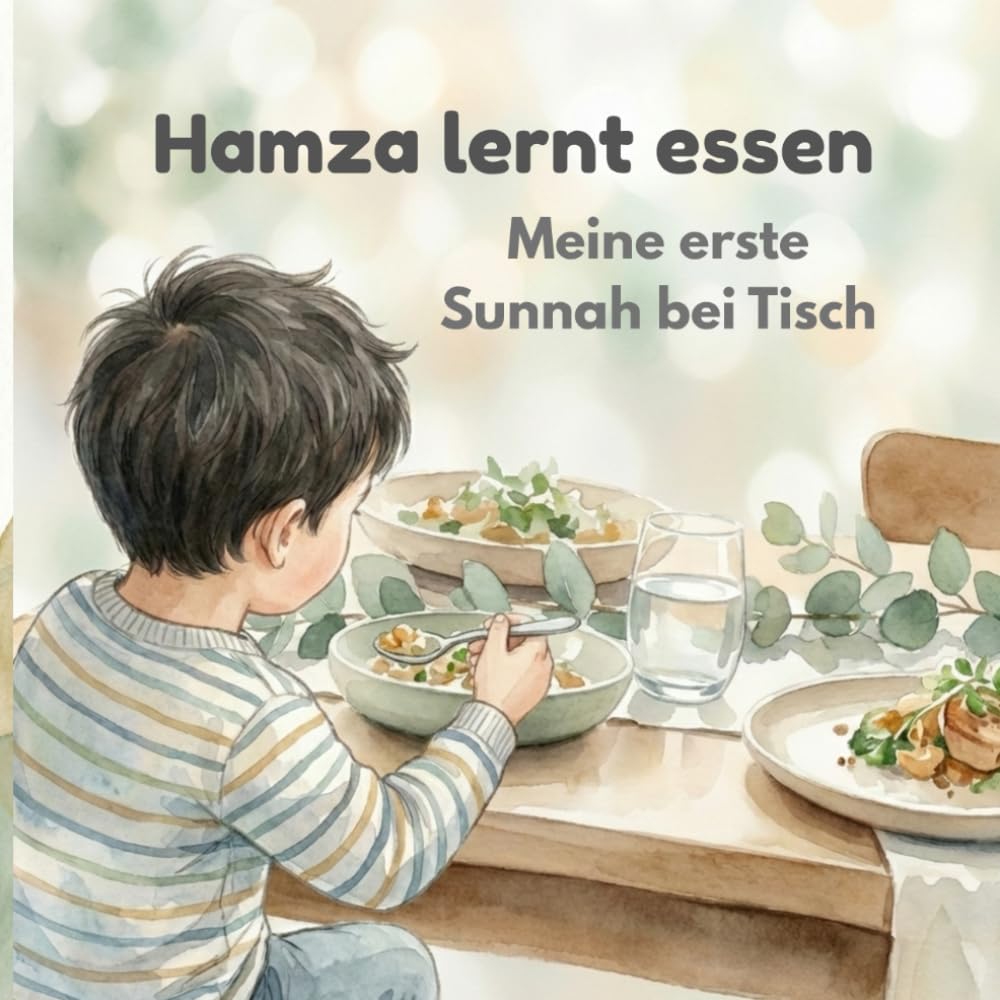 Hamza lernt essen: Meine erste Sunnah bei Tisch – Islamisches Kinderbuch über Tischmanieren (Adab) mit Reimen