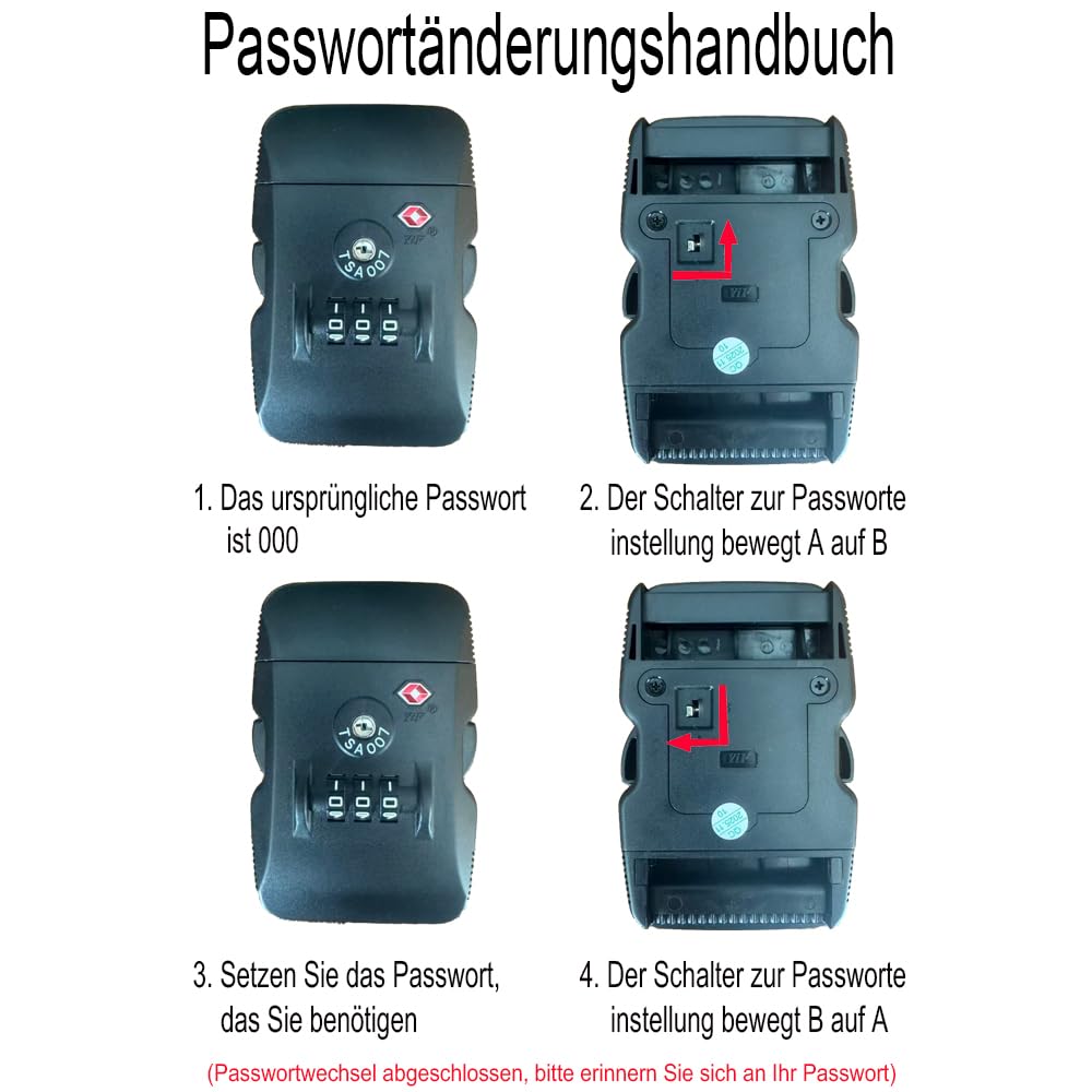 Personalisierte Koffergurt mit Namen, 8 Stück - Stickerei kofferband Gurt Auffällig & Sicher, Bunt Gepäck Identifikation für Große & Kleine Reisekoffer, TAS Koffer Bänder Gepäckband ideal über Kreuz