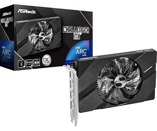 ASRock Intel Arc A380 Challenger ITX Graphics Card