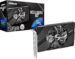 Placa de Vídeo ASRock Arc A380 Challenger ITX OC, 6GB, GDDR6, 96-Bit, Preto