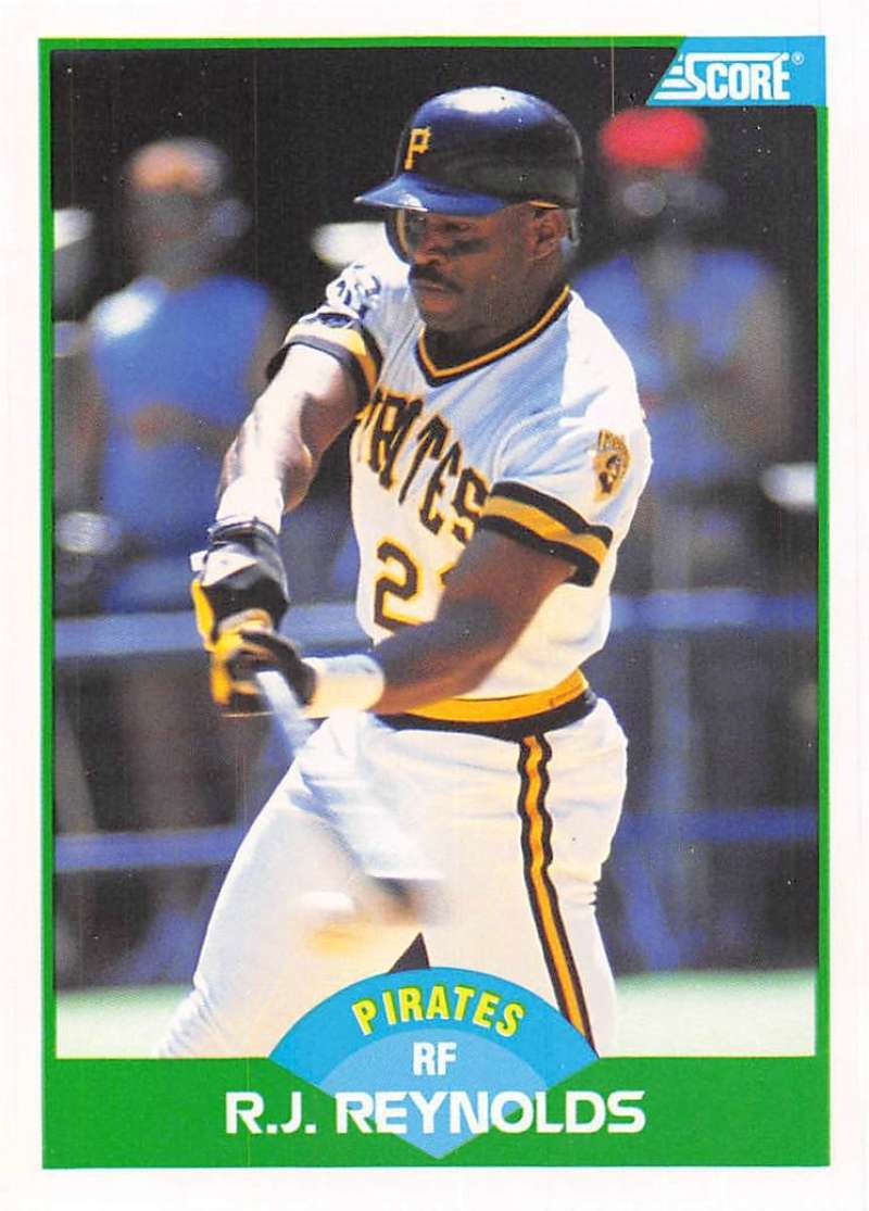 Amazon.com: 1989 Score Baseball #91 R.J. Reynolds Pittsburgh