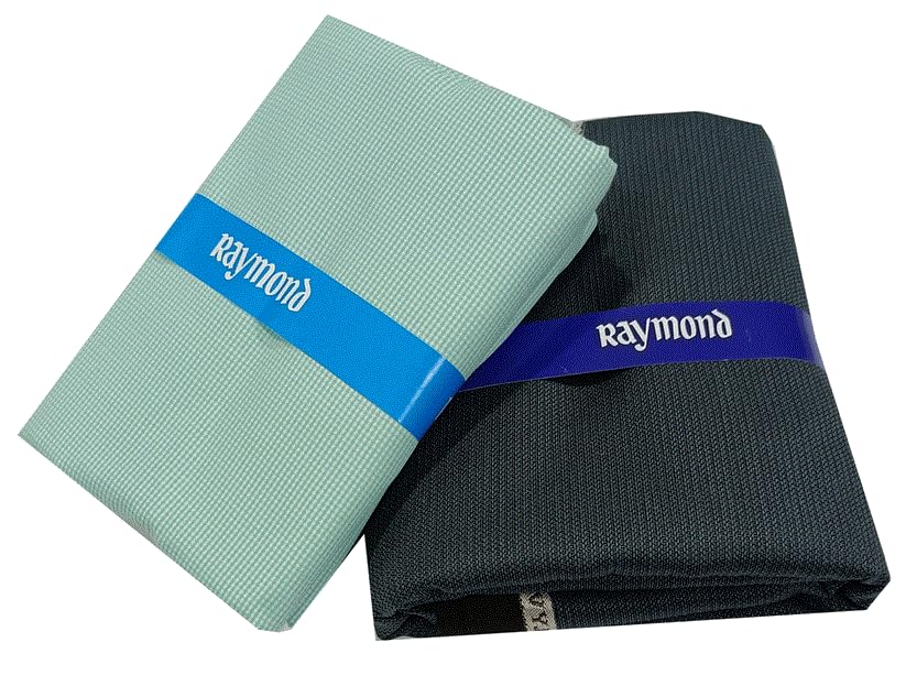 Raymond Finest Shirt & Trouser Fabric Combo for Men | Plain Shirt Material with Solid Pant Fabric | Premium Formal Wear