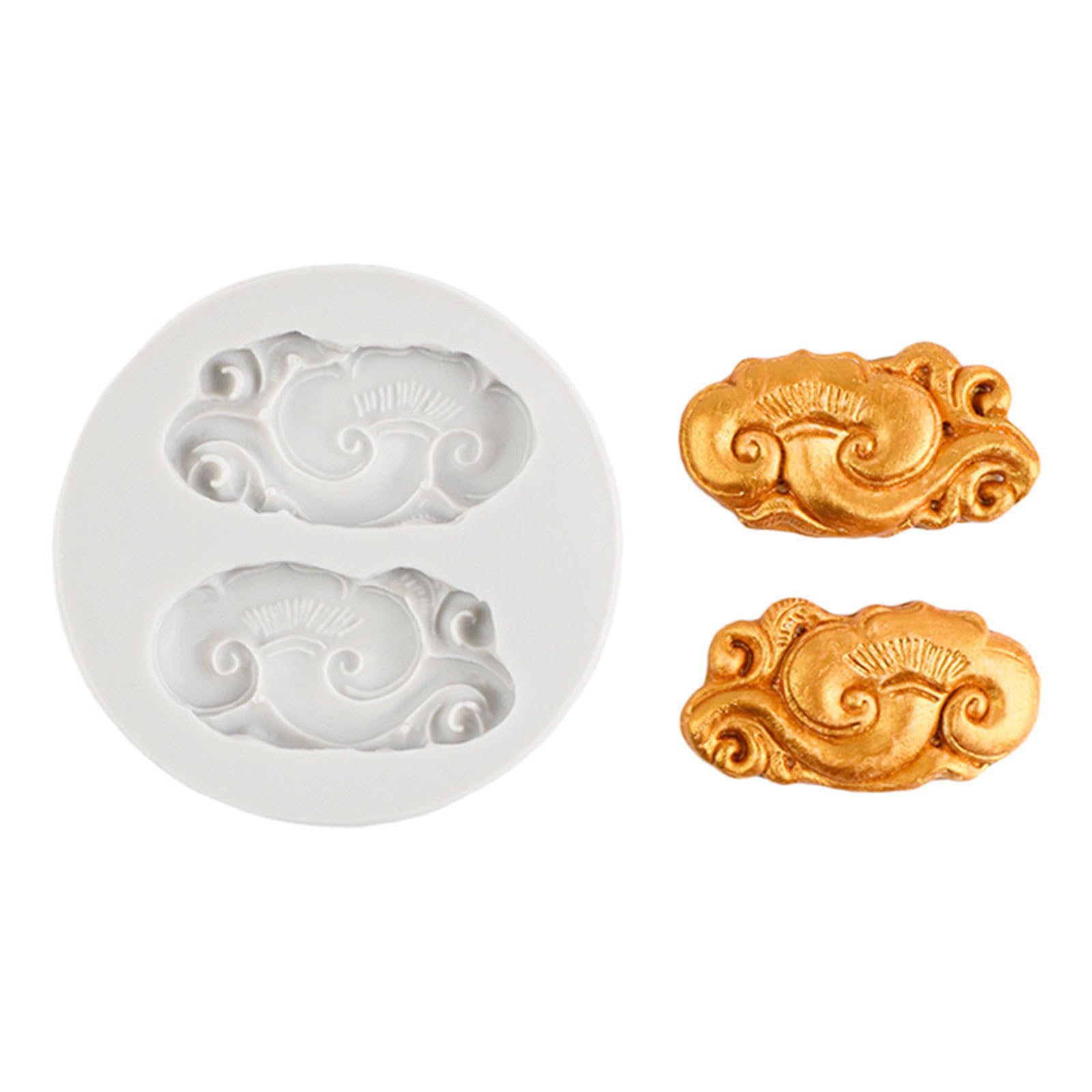 Buxuaaaa Silicone Baking Mold Dessert Molds Delicate Fondant Dragon Shaped Chocolate Dessert Molds Silicone Baking Gadget Suitable for Party Decorations