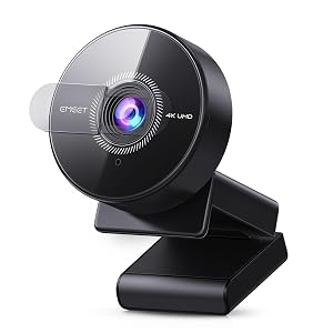 EMEET C950 4K Webcam for PC - PDAF Autofocus USB Webcam with Microphone Physical Privacy Cover 1080P 60FPS