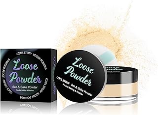 Polvo de ajuste suelto, polvo de maquillaje p...