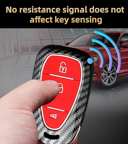 Miniatura 10 de ontto Fit for Chevy Key Fob Cover Intelligent Key Protector Fit for Chevrolet Malibu Camaro Trax Traverse Sonic Cruze