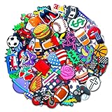 Lot of 30, 50, 100Pcs Random Shoe Decoration Charms, Different Croc Charms for Adult Men Women Party