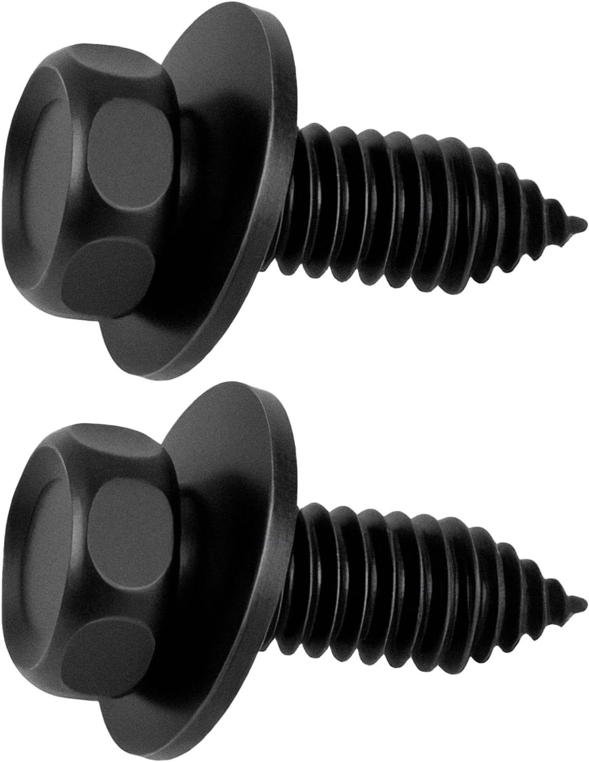 15PC 5/16"-18 x 7/8" Indented Hex Head Sems Body Bolts, Compatible with GM 12337916, 3846202, Metal Fasteners Automotive Body Screws for Trucks Fender Bolt. Black Zinc Finish (15)