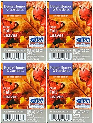 Better Homes and Gardens Crisp Fall Leaves Wax Cubes - 4-Pack