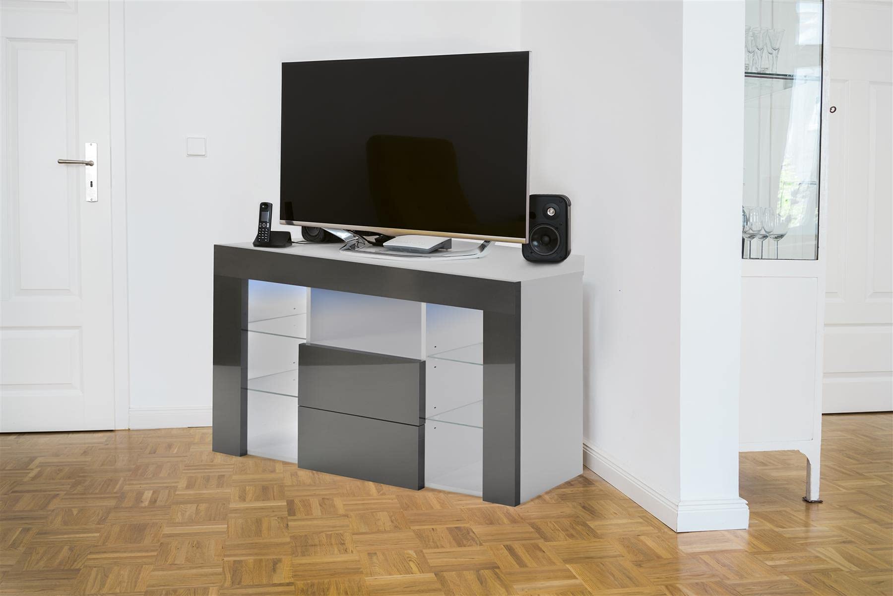 Buy Hampton & Stewart RGB LED Lights High Gloss & Matt Finish Modern TV