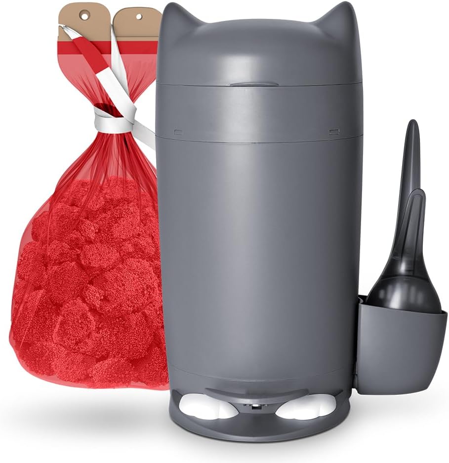 Litter Genie Standard Pail (Silver) Cat Litter Box Waste