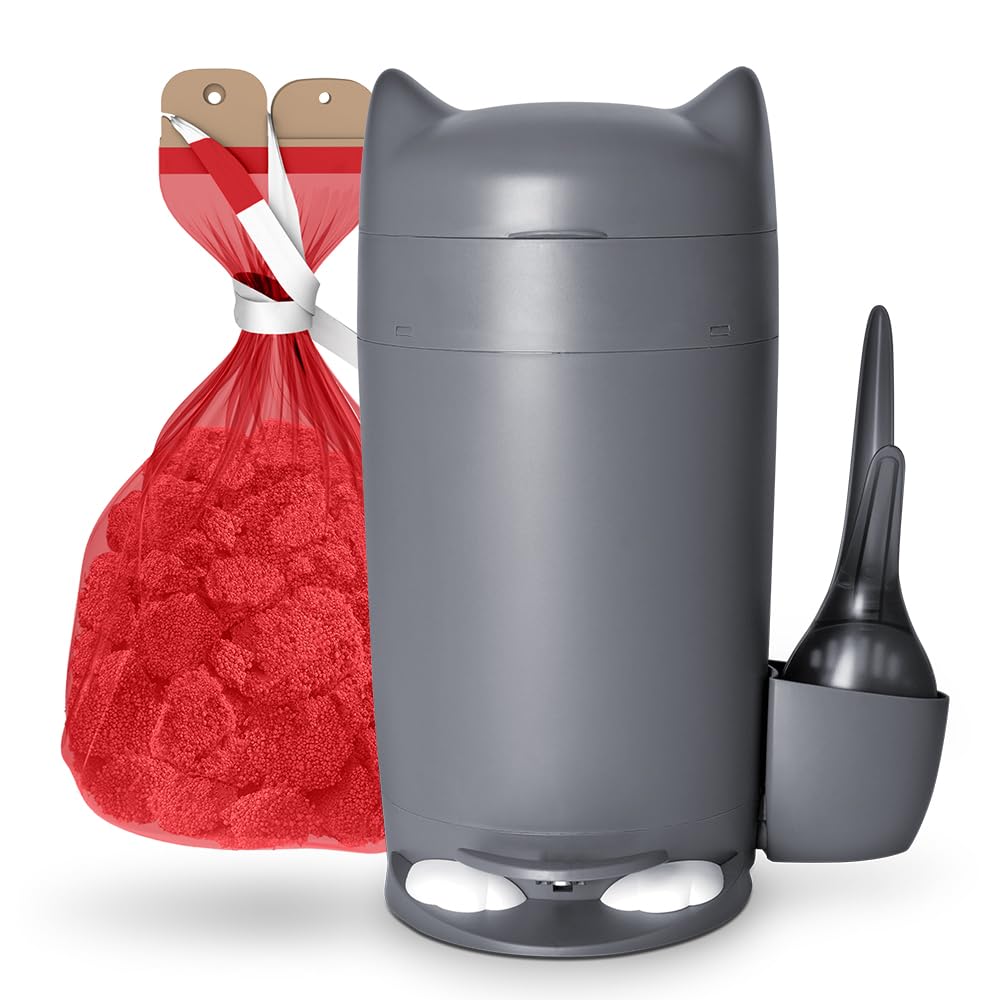 Red Rocket Kitty Twist'R Litter Pail Litter Waste