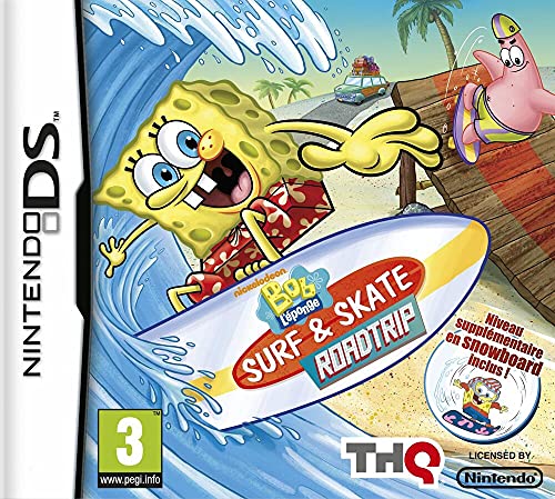 Jeu Bob l'éponge surf & skate pour console et divertissement gaming