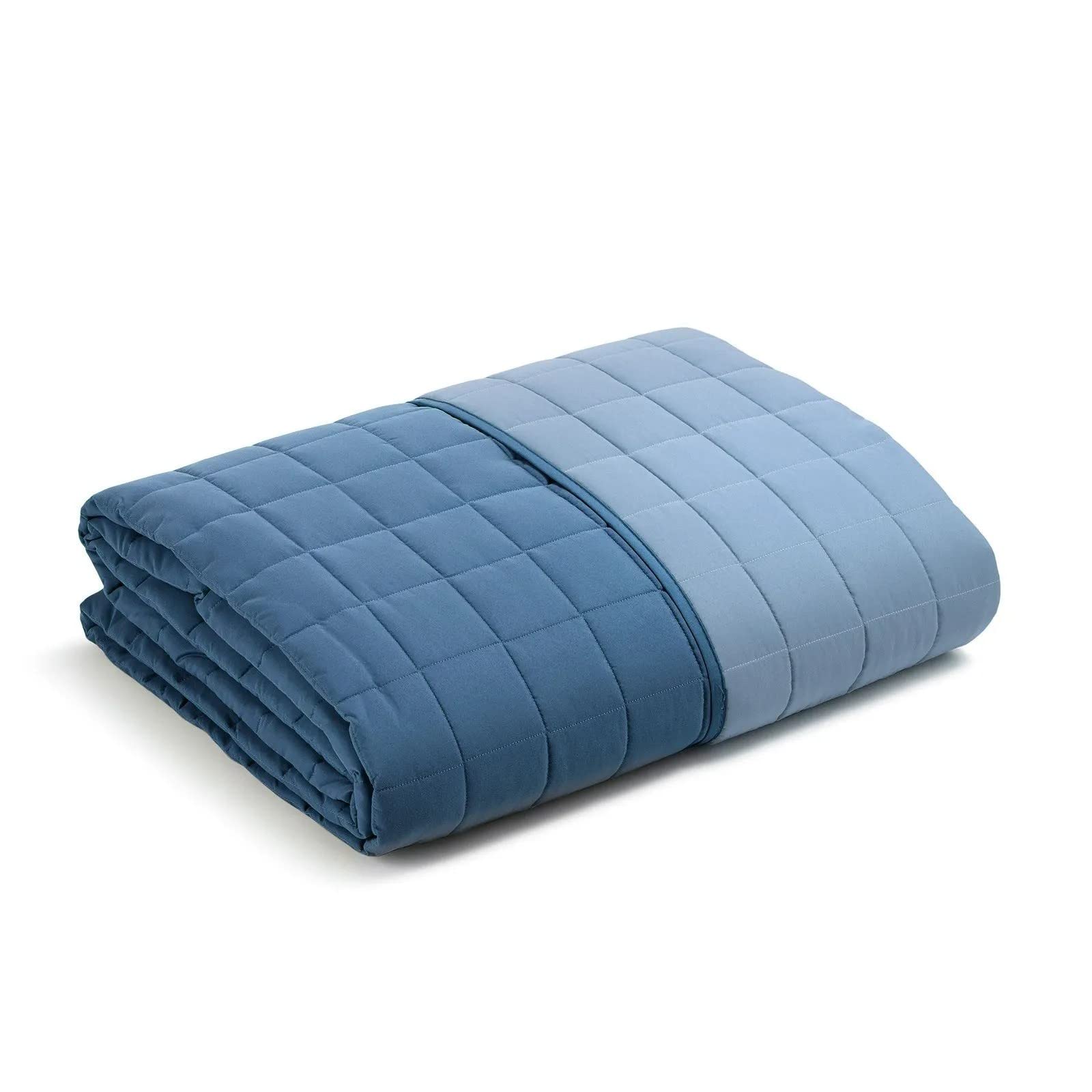 Double Quilt Modern Duvet Double Col. Avio