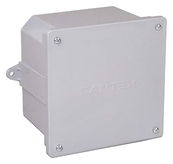 Electrical Box, PVC, 6-3/4X6-3/4X4-1/8 in.