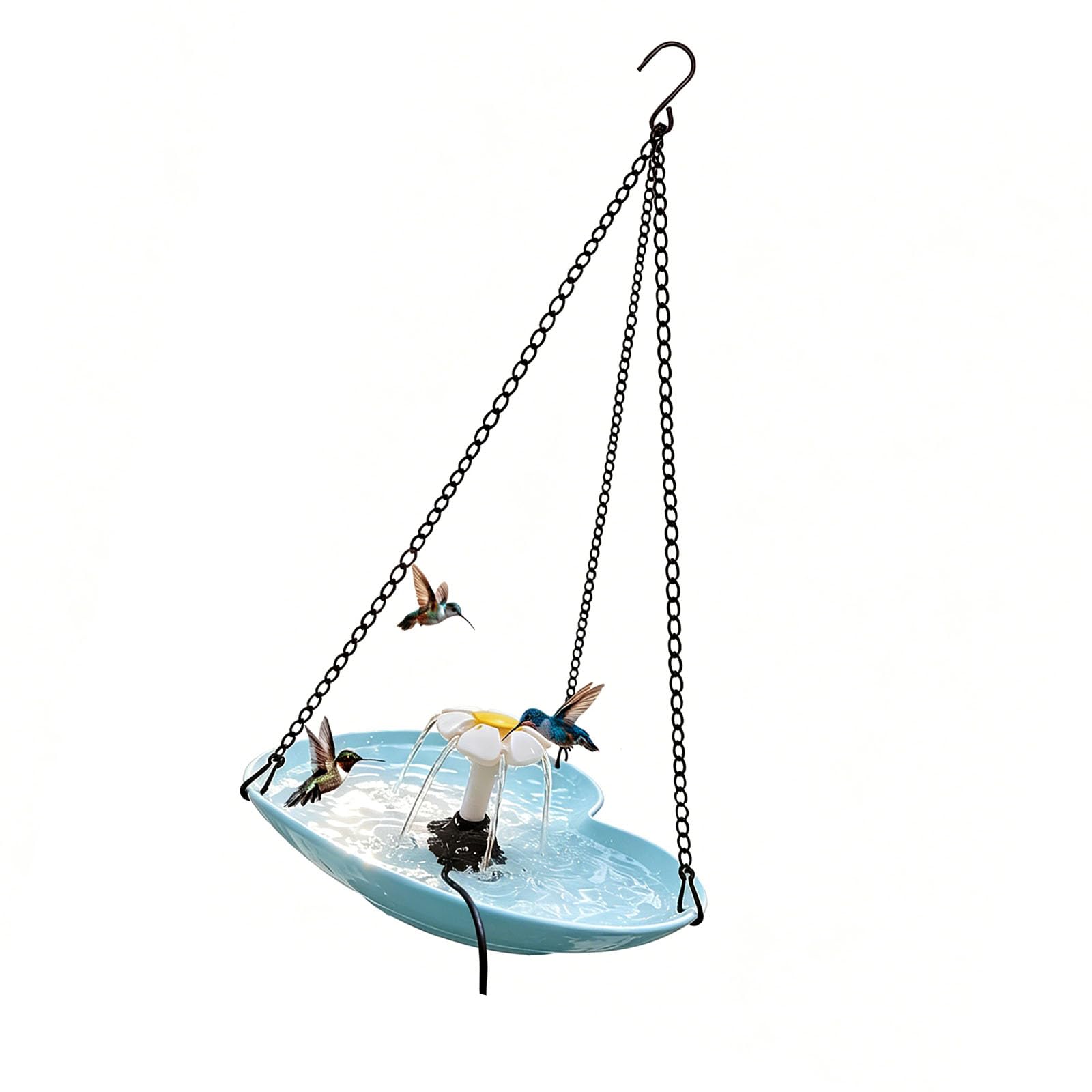 Energy Solar Garden Fountain with 7V 2.5W Panel and 0.7W Fan Great for Outdoor Areas ABS Solar Water Feature