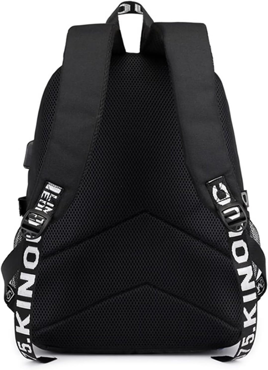CHAIRAY Skz Canvas Backpack with USB Charging Port Hyunjin Jisung Felix Bangchan and Seungmin Knapsack