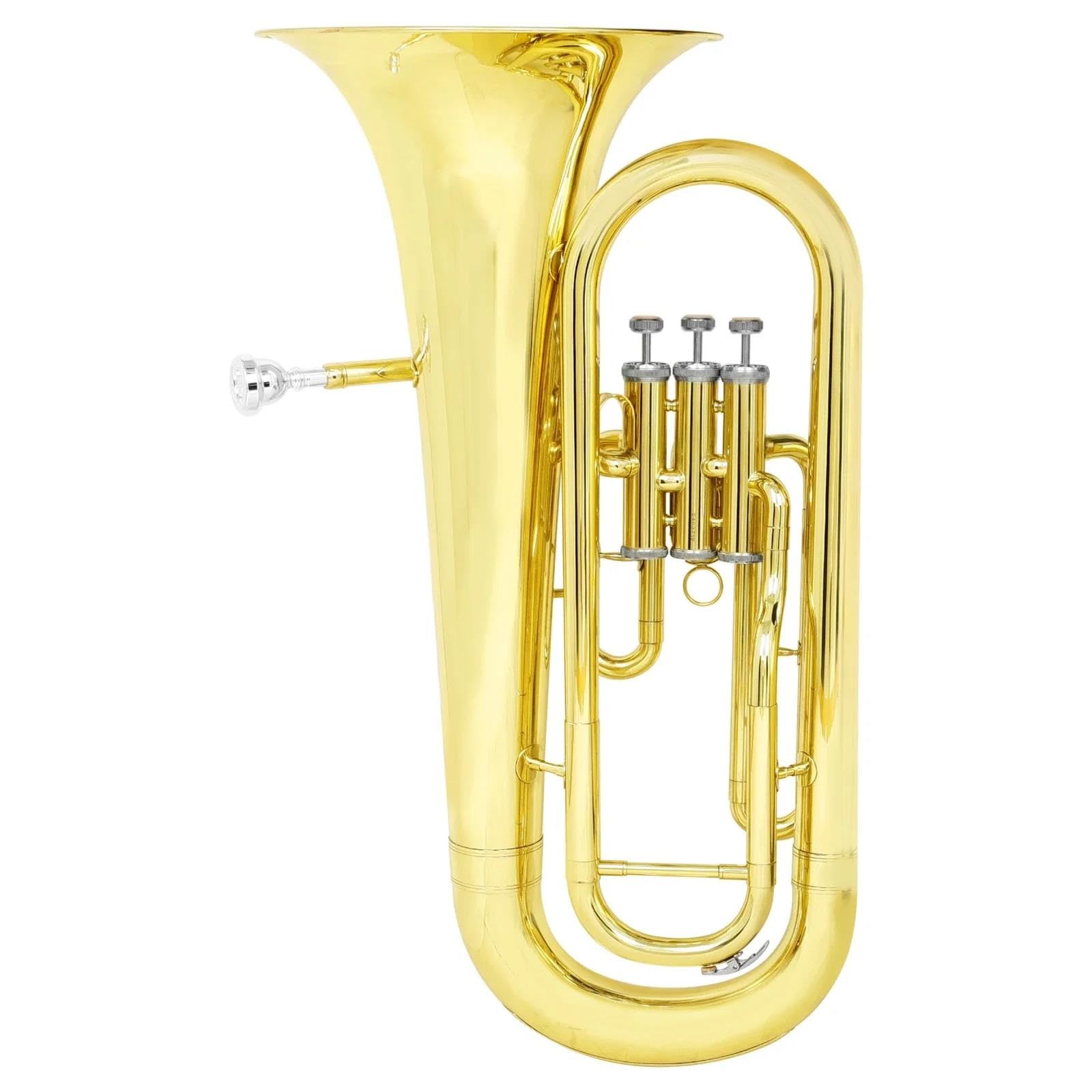 Eufonium Instrumenty Muzyczne Profesjonalne Instrumenty Muzyczne Euphonium Baryton Z Potrójnym Kluczem Bb Brass Zawierają Akcesoria