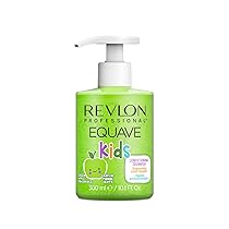 REVLON PROFESSIONAL EQUAVE KIDS CONDITIONING SHAMPOO, Delicato, Senza Solfati, Condizionante per Bambini, Fragranza di Mela Verde – 300 ml