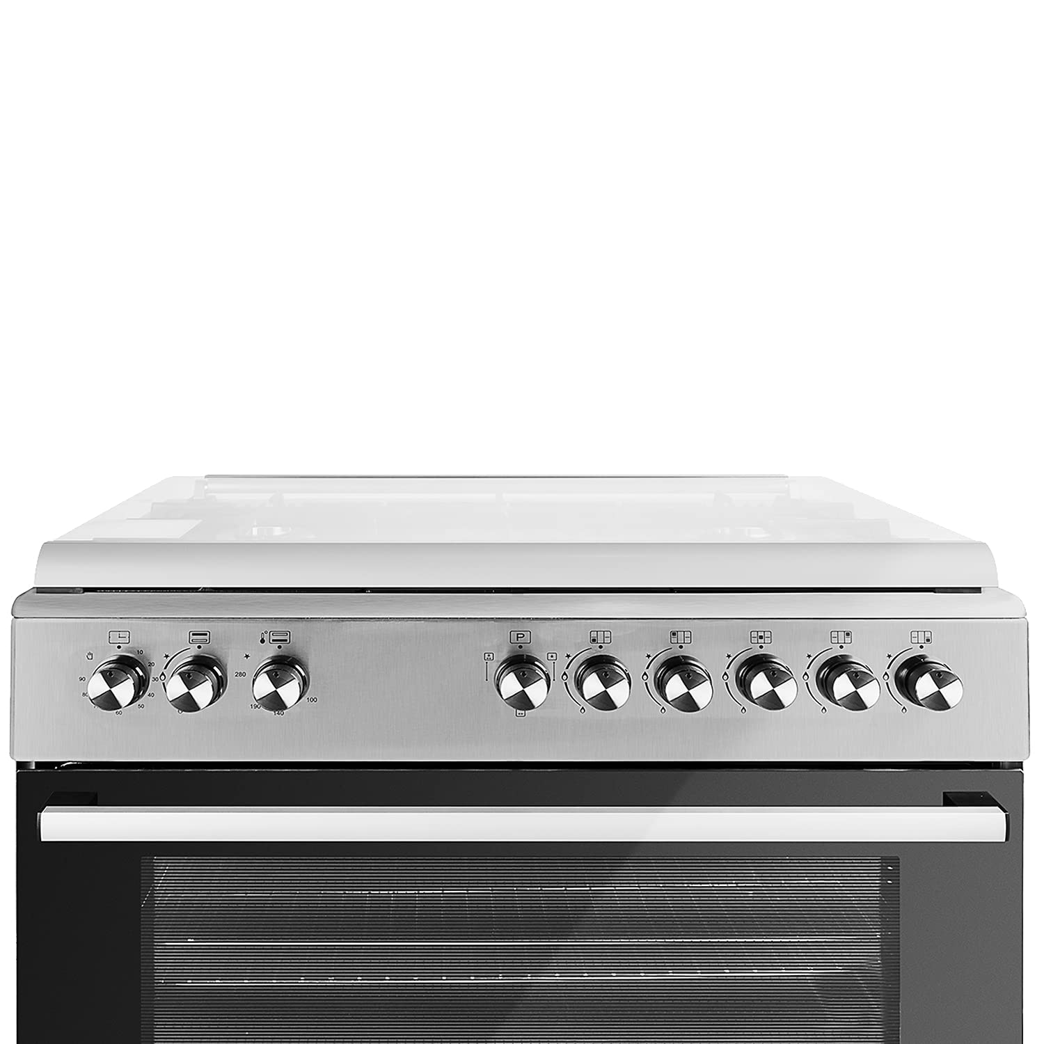 Super General Freestanding GasCooker 5Burner FullSafety, Steel