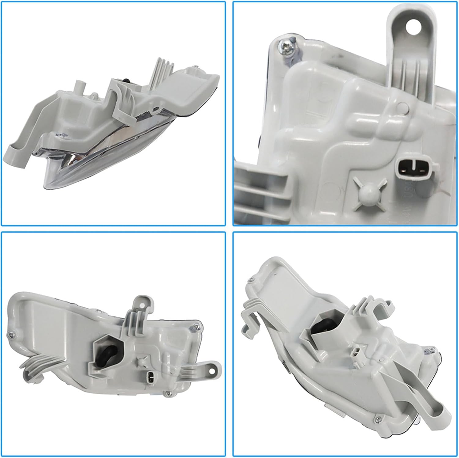 labwork Fog Lights Assembly Replacement for Corolla L LE XLE 2017 2018 2019 Clear Lens Bumper Fog Lamp Left and Right Side