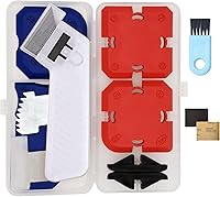 Vista 9 de Herramienta para pintores, herramienta de eliminación de calafateo con almohadillas de silicona para calafatear, kit de herramientas de reparación