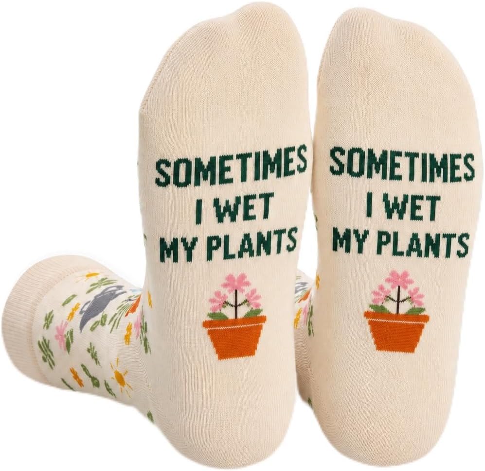Funny Gardening Socks for Women, Novelty Gift for Gardeners