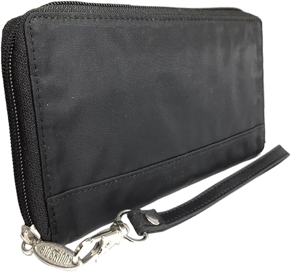 Big Skinny Women's Panther Clutch Slim Wallet, Holds Up to 40 Cards