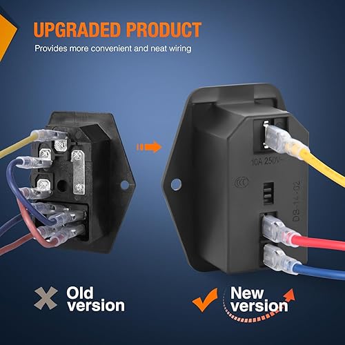 Vista 52 de Nilight Interruptor basculante momentáneo (ON) - Apagado (ON) Interruptores de palanca DPDT 7Pin 12V 24V encendido apagado en interruptor LED