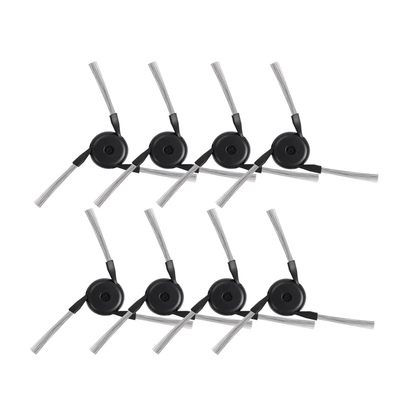 GENTERUN Side Brush,Compatible For Dreame,X40/X40Pro/X50/X50/S40 Enhanced/X40Pro/L40/X30Pro Ultra Robot Vacuum Cleaner(8pc black)