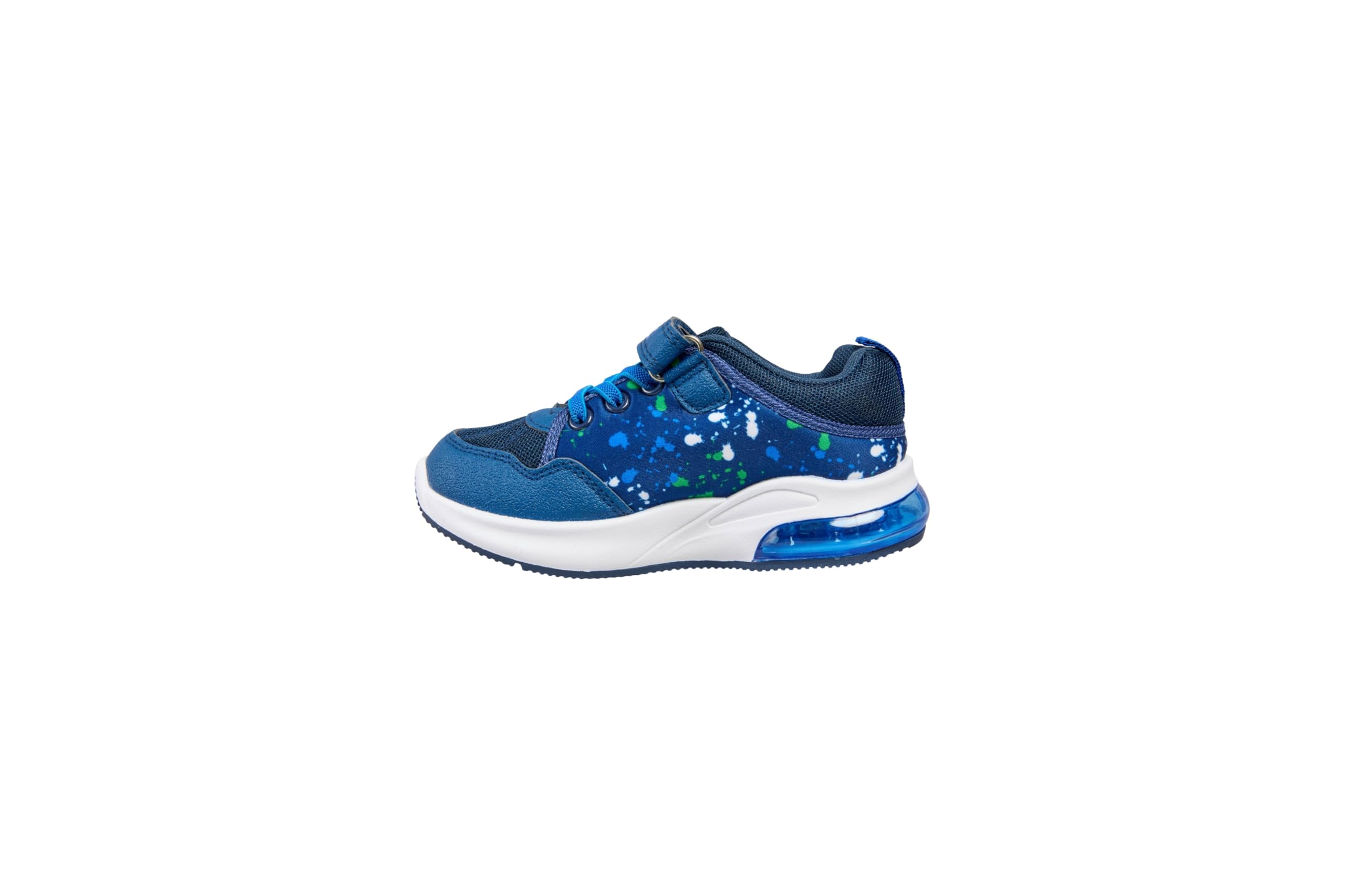 Sonic The Hedgehog Scarpe da ginnastica per bambini, leggere, blu, per camminare, correre, atletica, scarpe sportive con chiusura a tocco con lacci elastici