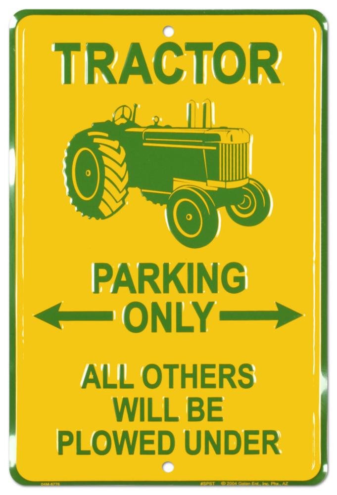 Tractor Tin Sign 8 x 12in