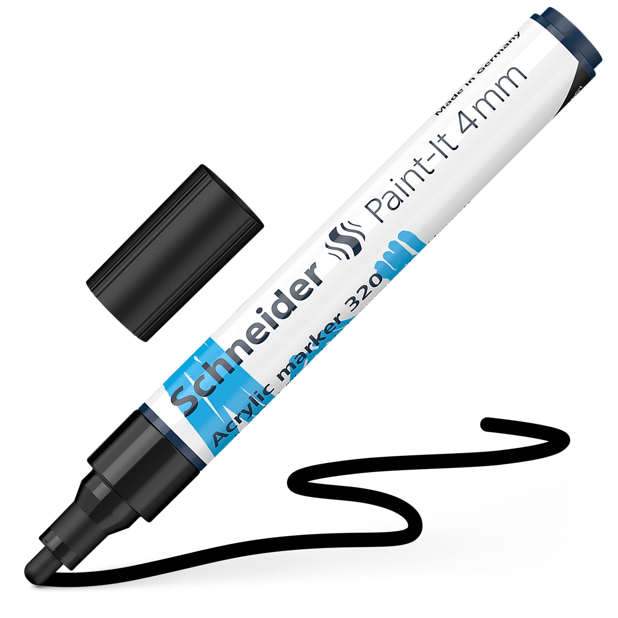 Schneider Acrylic Marker Paint-It 320 4 mm 15 cm Black โ image 1