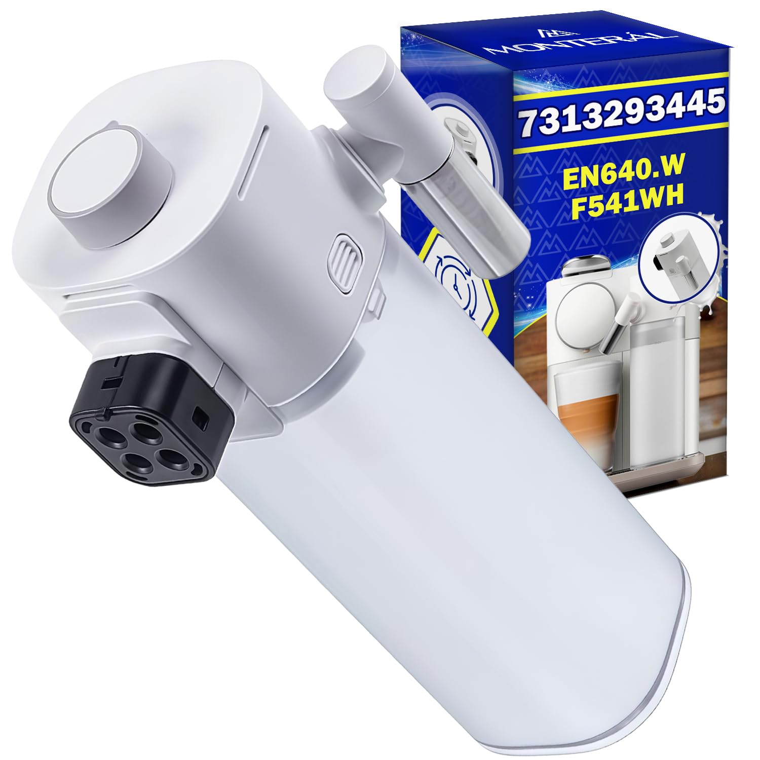 Depósito Leche Cafetera 7313293445 para Delonghi para Nespresso EN640.W | Garantía de 10 Años - MONTERAL