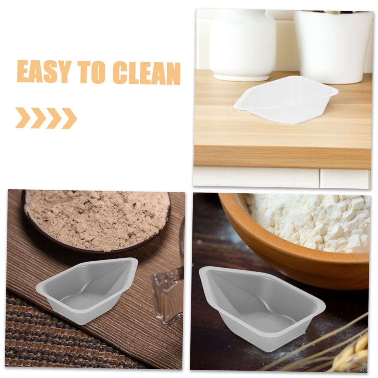 10pcs Boat-Shaped Lab Weighing Dishes Reusable Plastic Weighing Boats for Accurate Powder Measurement Laboratory Samples Lightweight