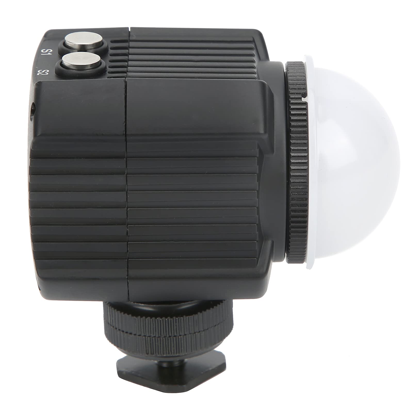 Luz de Buceo, Luz de Noche de Relleno de Luz de Video LED Impermeable Regulable, Luz de Video LED de Cámara Subacuática de 60 M, Luz de Fotografía Subacuática de Buceo de 7500K