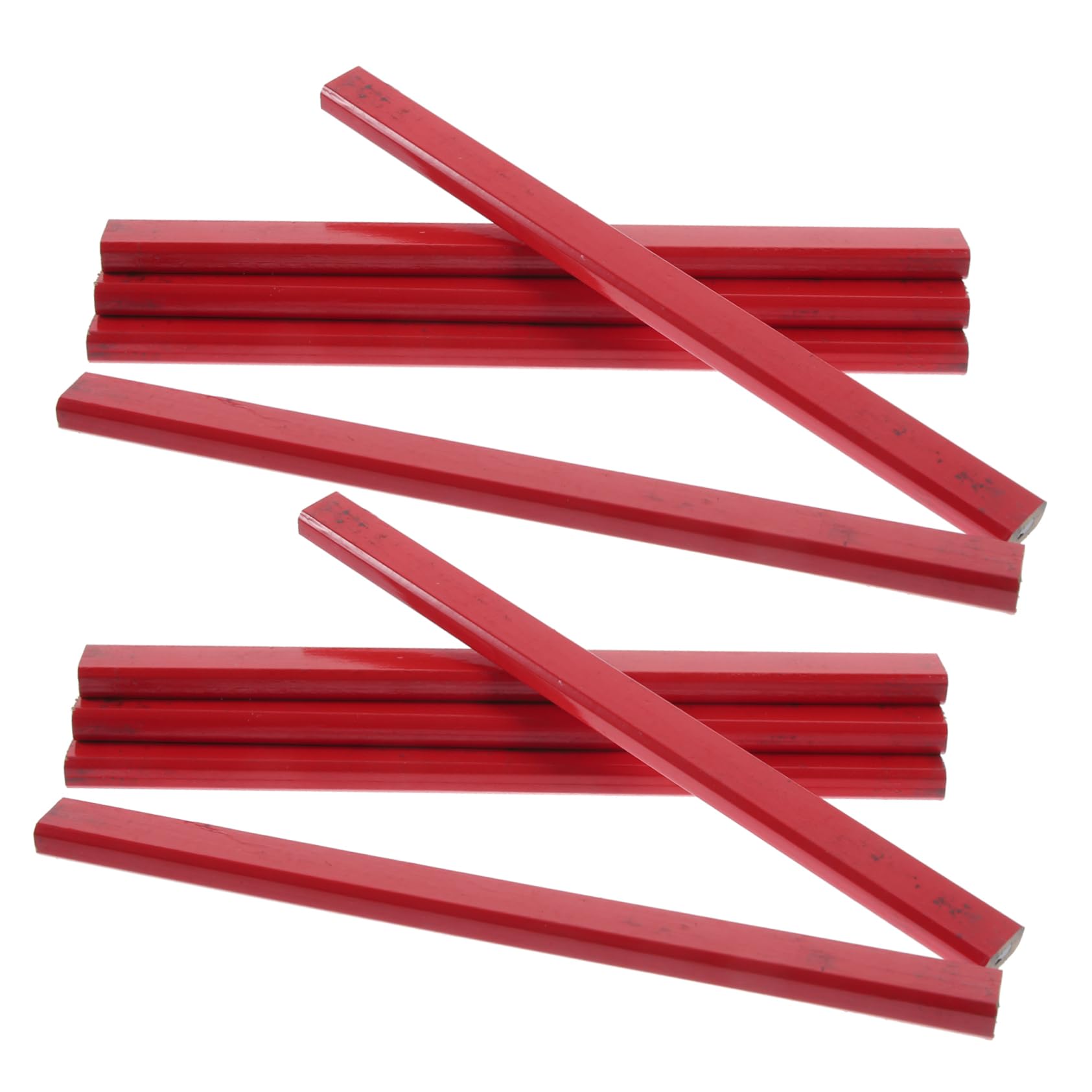 DOITOOL Lot De 4 Crayons Épais Pour Menuisier Crayons Solides En Bois Pour Dessin Croquis Et Travail Du Bois 20 Pièces X 4