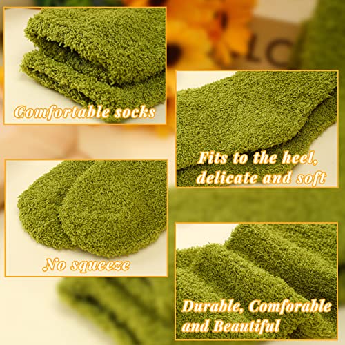 20 Pairs Winter Warm Fuzzy Socks Soft Slipper Socks Cute Cozy Sleeping Socks Women's Slipper Socks for Girls Kids Teen3