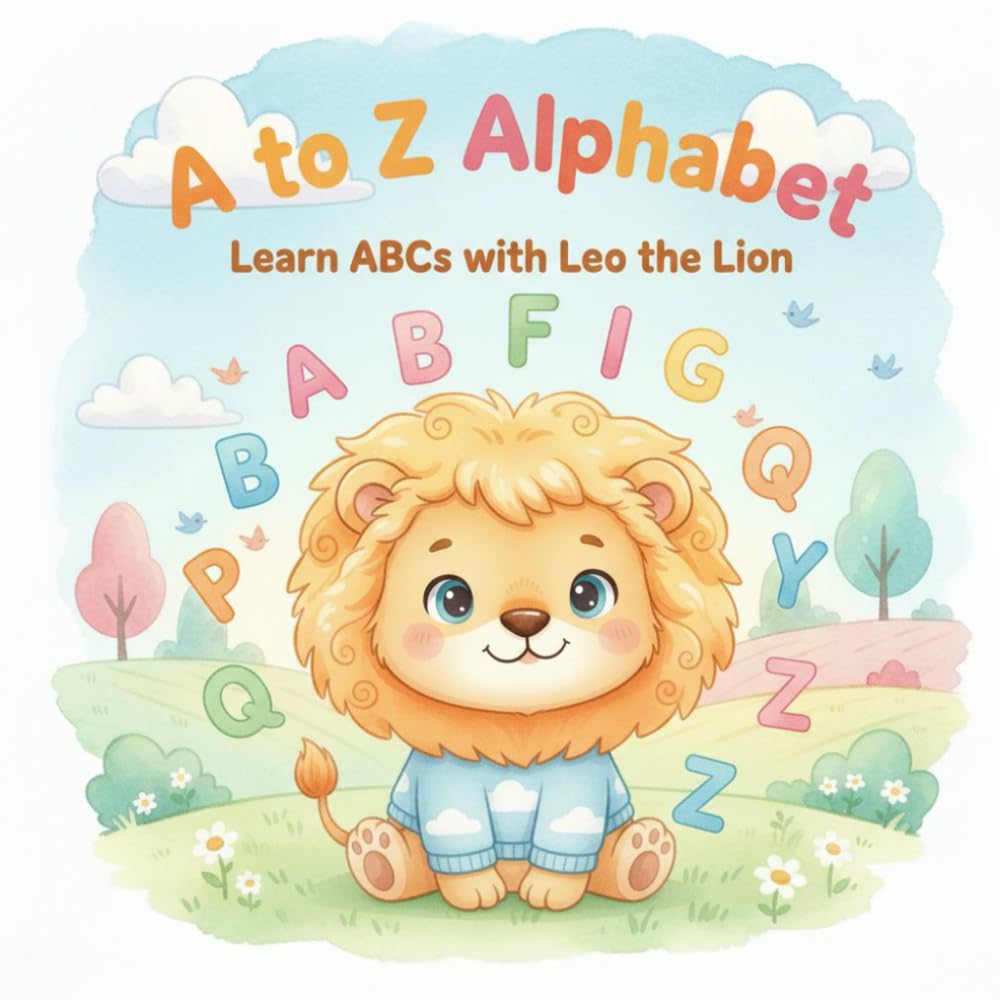 Learn the Alphabet with Leo: A to Z ABC Learning Book for Kids: 1 (Leo the Lion Learning Series)