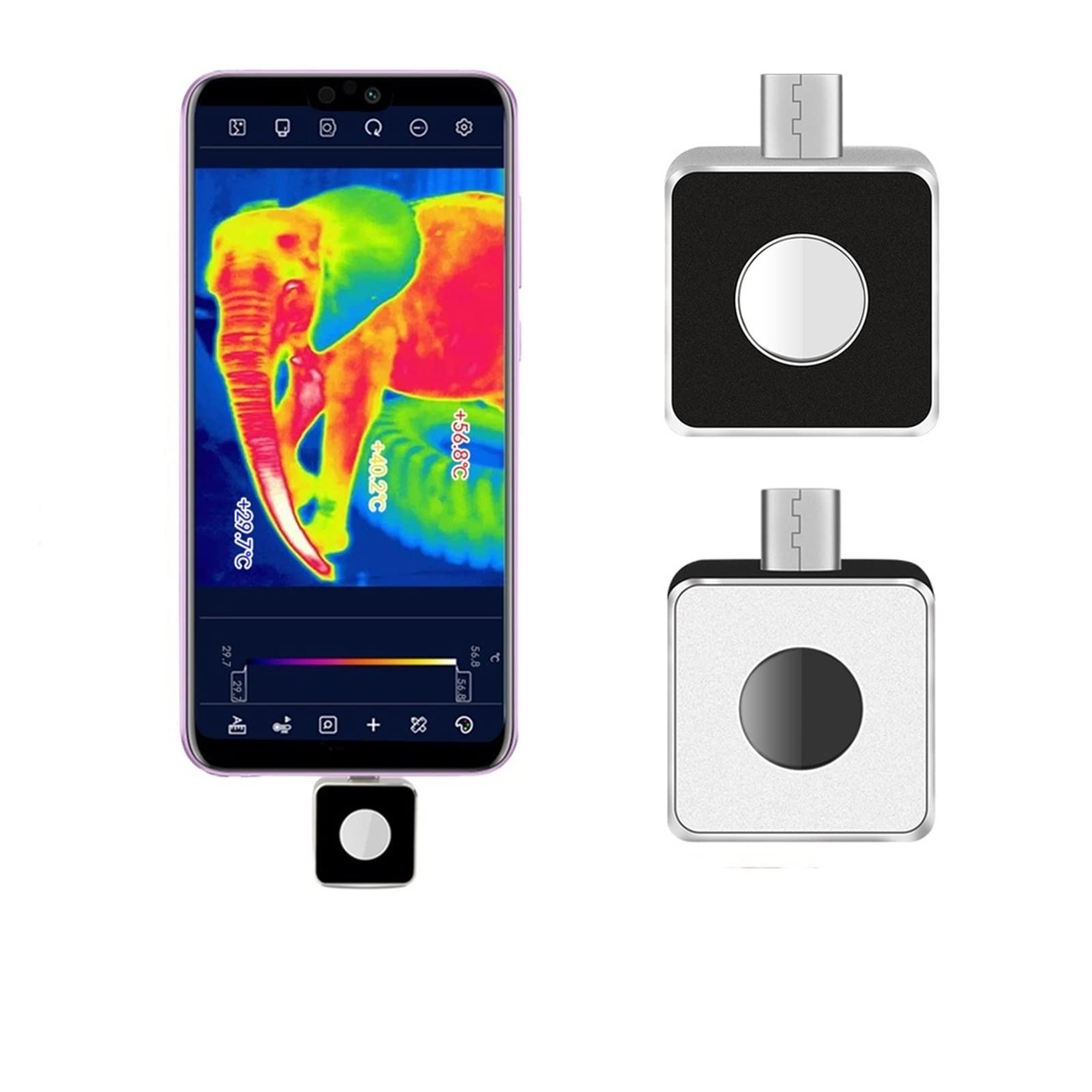Kamera termowizyjna, Kamera termowizyjna na podczerwień Mini kamera 160 * 120 rozdzielczość 25Hz(NF-586)