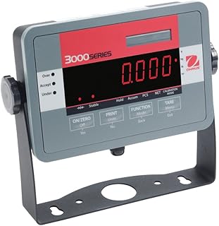 Ohaus 83998166 ABS LED Display Metal Weighing Economy Indicator, 5 to 20000kg