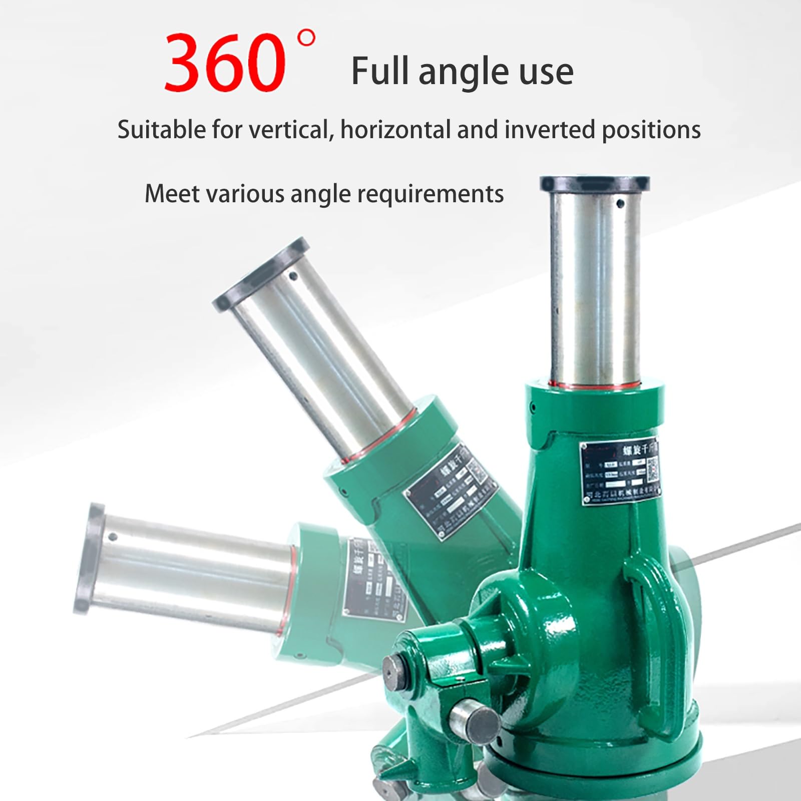 Sollevatore a vite ad alta resistenza 3-100 tonnellate martinetto meccanico per auto manutenzione / ingegneria sollevamento sollevamento design autobloccante con elevata capacità di carico